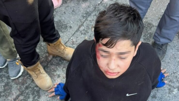 İstanbul’da bisikletten düşen çocuğa ilginç müdahale