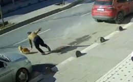 İstanbul’da kaçan köpeğini yakalamak isterken ölümden döndü