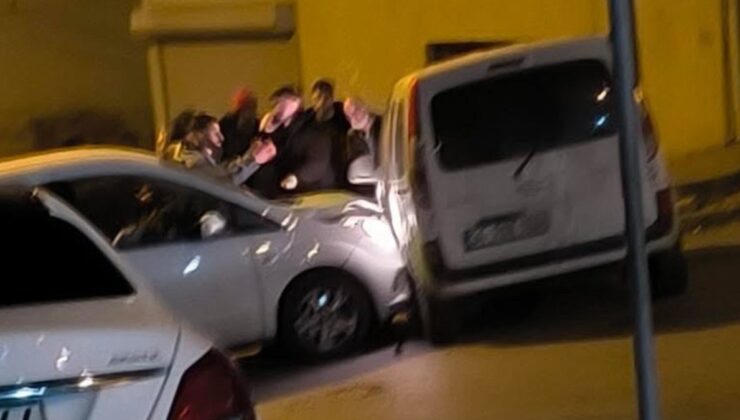 İstanbul’da kaza yapan sürücüler kavgaya tutuştu