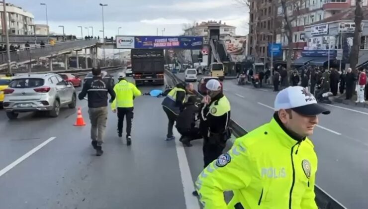 İstanbul’da motosiklet sürücüsünün acı ölümü