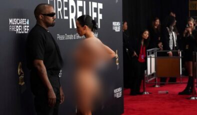 Kanye West ve Bianca Censori’den Grammy’de skandal