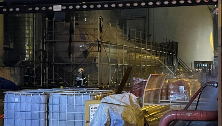 Kocaeli’de akaryakıt dolum tesisinde yangın: 4 işçi yaralandı