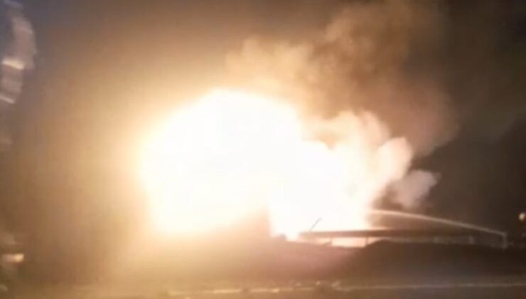 Malatya’da traktör ile çarpışan tır yandı: 3 yaralı