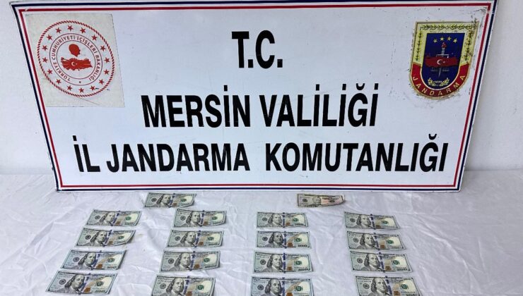 Mersin’de sahte dolarlar ele geçirildi