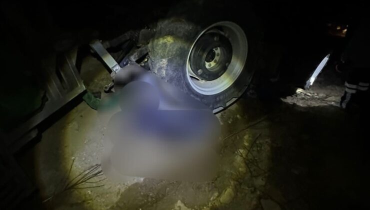 Mersin’de traktörün altında kalan sürücü öldü