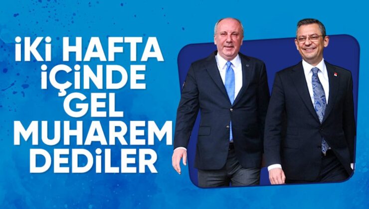 Muharrem İnce’nin CHP’ye dönüş tarihi belli oldu
