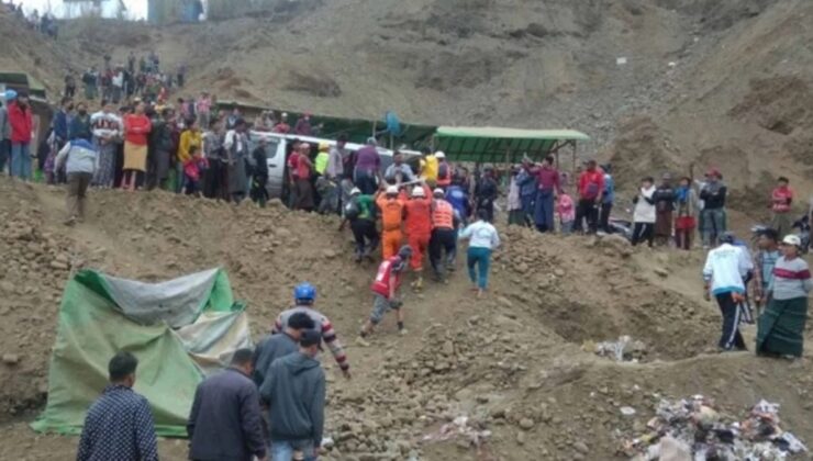 Myanmar’da heyelan: 12 ölü