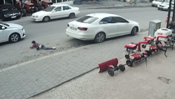 Nevşehir’de aniden yola fırlayan çocuğa otomobil çarptı