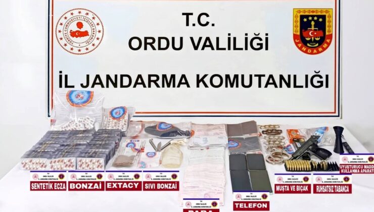 Ordu’da uyuşturucu operasyonu düzenlendi