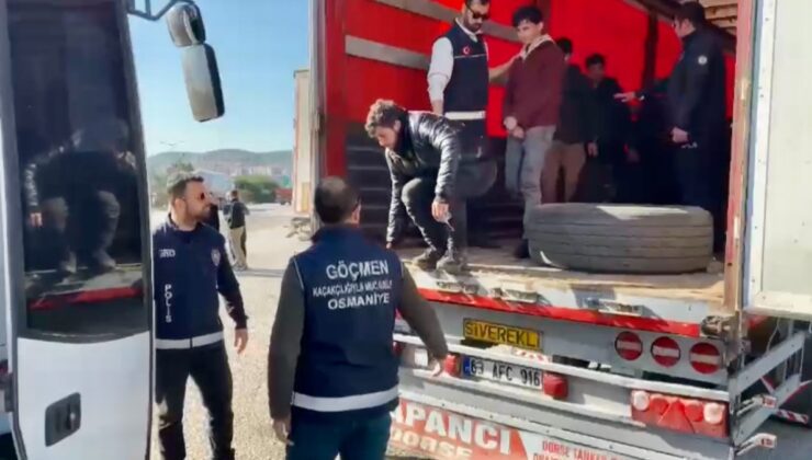 Osmaniye’de kaçak göçmen operasyonu