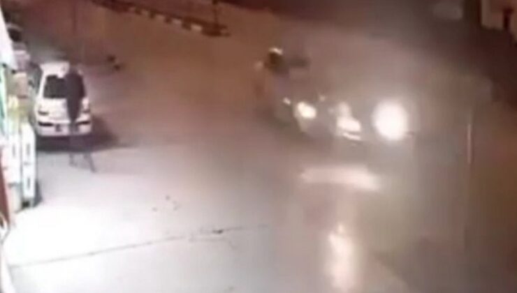 Osmaniye’de otomobillerin çarpıştığı kaza kamerada: 2 yaralı