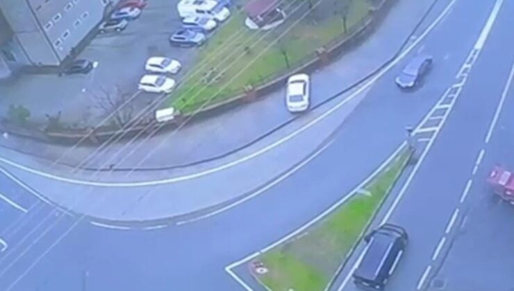 Rize’de vurulduktan sonra hastaneye giden sürücü kaza yaptı