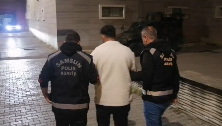 Samsun’da 13 yıl hapis cezası bulunan firari yakalandı