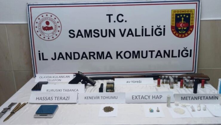 Samsun’da bir şahıs uyuşturucuyla yakalandı