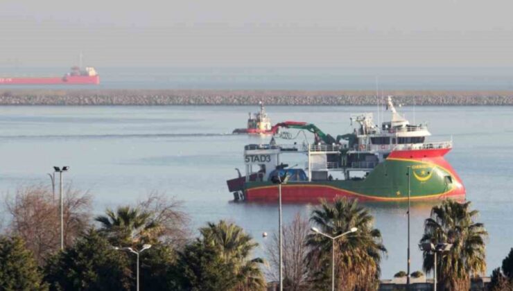 Samsun’da yapılan balıkçı gemisi Moritanya’ya gönderilecek