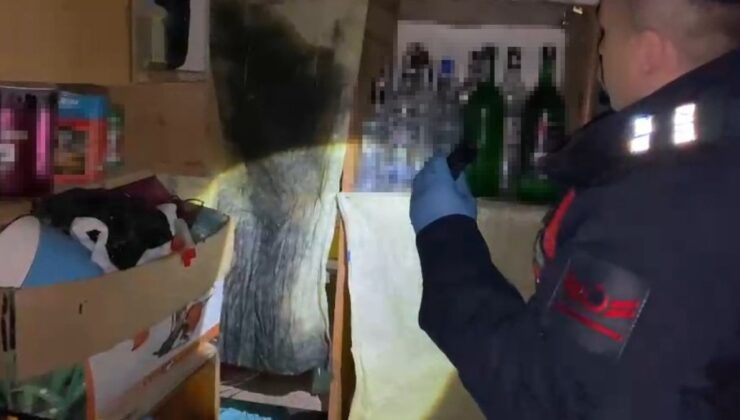 Tekirdağ’da 365 litre kaçak içki yakalandı