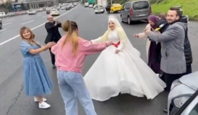 15 Temmuz Şehitler Köprüsü’nde dans edip, çıkışı kapattılar