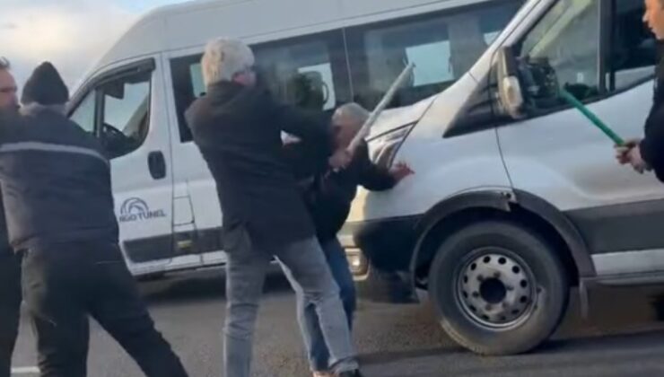 Adana’da otoyolda sopalı yol verme kavgası