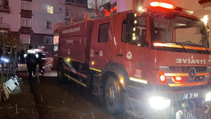 Aksaray’da karısıyla tartışan şahıs kayınvalidesinin evini yaktı