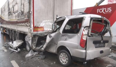 Ankara’da tıra arkadan çarpan araçtaki üniversiteli Caner kurtarılamadı