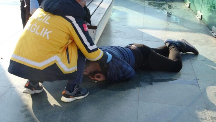 Antalya’da alkol alıp betonda sızdı