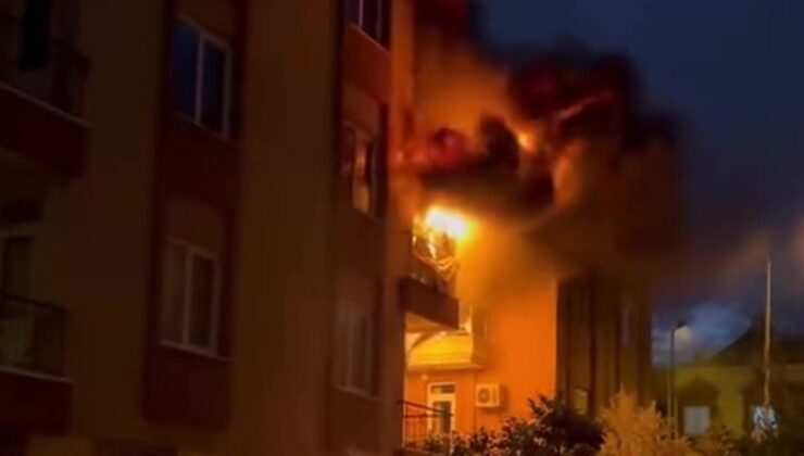 Antalya’da balkona stoklanan cep telefonu bataryaları bomba gibi patladı