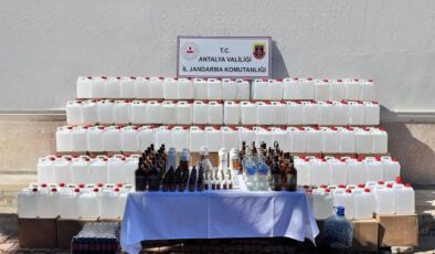 Antalya’da sahte alkol operasyonu: 1 kişi tutuklandı