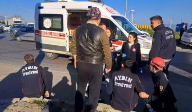 Aydın’da itfaiye aracı devrildi