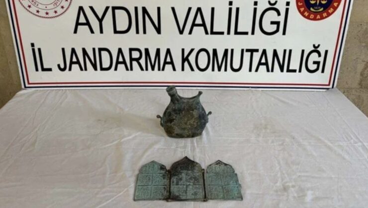 Aydın’da otomobilden Bizans hazinesi çıktı: Değeri 200 bin dolar