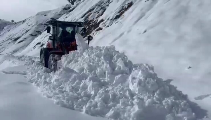 Batman’da 30 yerleşim yerinin yolu kardan kapandı