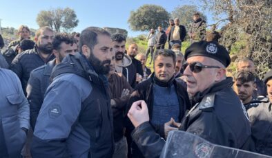 Bodrum’da kaçak yapıların yıkımını engellemeye çalıştılar