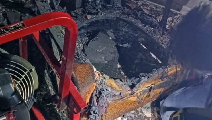 Bolu’da evde çıkan yangında 3’ü çocuk 4 kişi dumandan etkilendi