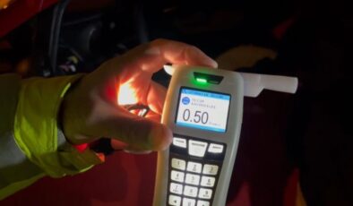 Bursa’da alkol uygulaması: Sınırda çıkan sürücünün zor anları