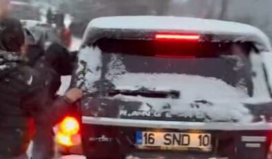 Bursa’da kayan cipi durdurmak için arkasından koştular