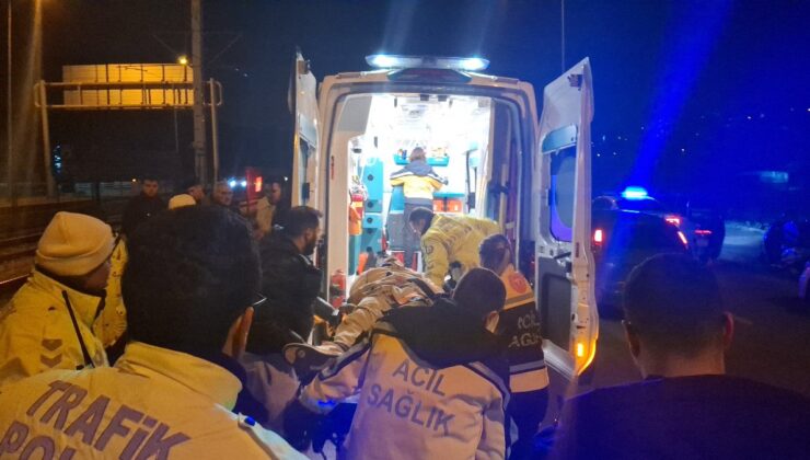 Bursa’da metrelerce sürüklenen motosiklet sürücüsü ağır yaralandı