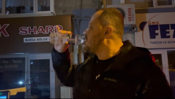 Bursa’da trafik denetiminde komedi filmlerini aratmayan sahneler