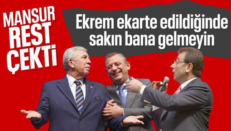 CHP’de adaylık kavgası: Mansur Yavaş’tan yönetime rest