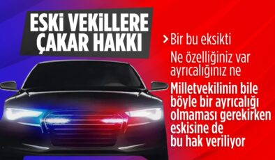 CHP’liler ısrar etti: Eski milletvekillerine çakar ve geçiş üstünlüğü onayı çıktı