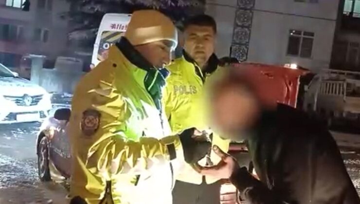 Çorum’da polisten kaçan alkollü sürücü yakalandı