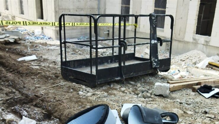 Çorum’da vinç sepeti düştü: 1 işçi öldü