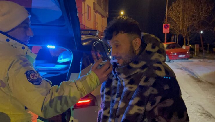 Eskişehir’de yakalanan alkollü sürücü, suçu dayısına attı