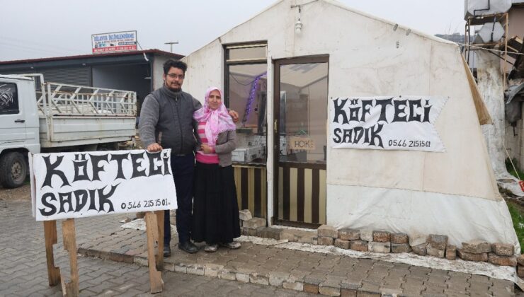 Hatay’da ev olan çadır şimdi ekmek tekneleri oldu