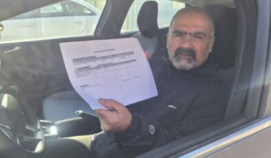 Hiç gitmediği Şanlıurfa’da hatalı sollama cezası yedi