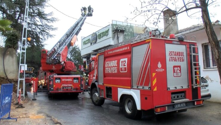 İstabul’da 5 katlı otelde yangın