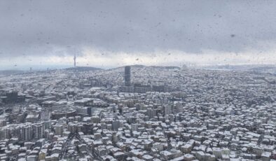 İstanbul kar altında: Havadan nefes kesen görüntüler