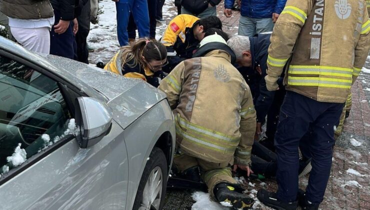 İstanbul’da kayan cipin çarptığı yaya öldü