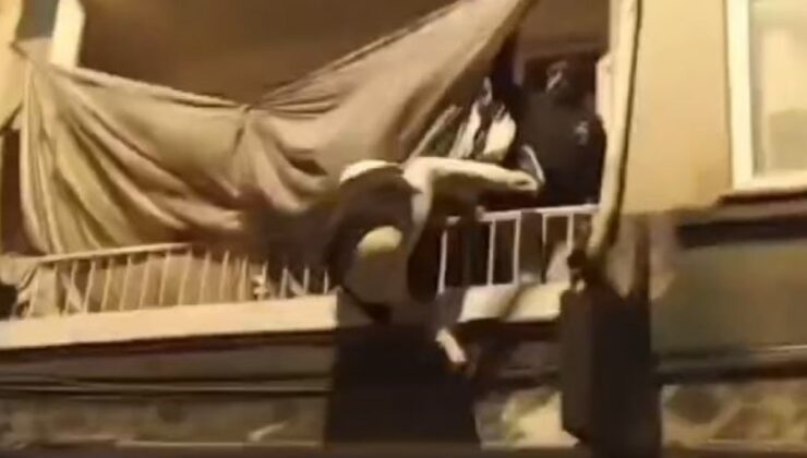 İstanbul’da yangından kaçmak için balkondan atladılar