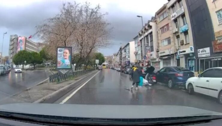 İstanbul’da yayaya motosiklet çarptı