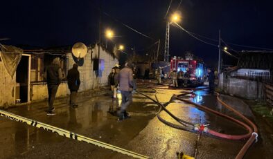 İstanbul’daki bir gecekonduda yangın çıktı