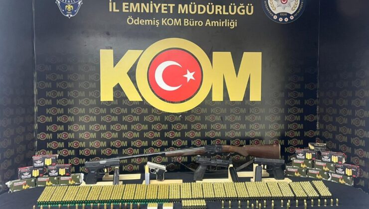 İzmir’de ruhsatsız silah operasyonu